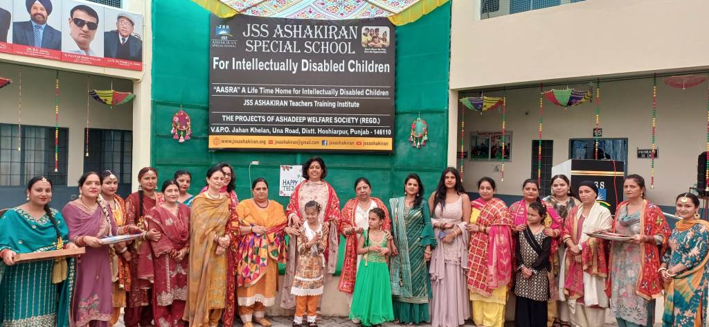 Teej Festival Celebrated at JSS Asha Kiran Special School